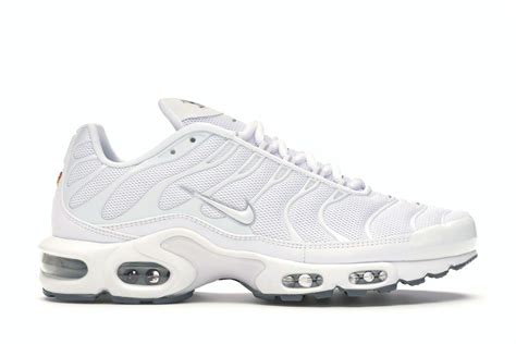 nike air plkus weiß|White Air Max Plus Shoes (10) .